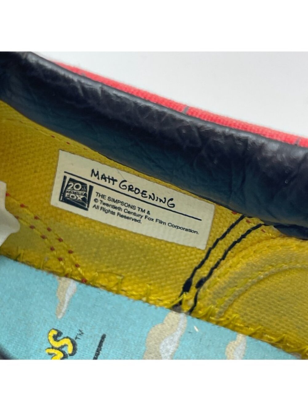 Vans The Simpsons El Barto Kids Size 12.5 Old Skool Bart Low Top Skate - Picture 9 of 11
